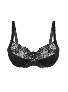 Soutien-gorge balconnet Suzette Noir - Charnos
