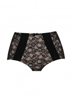 Culotte haute Superfit Lace Noire - Charnos
