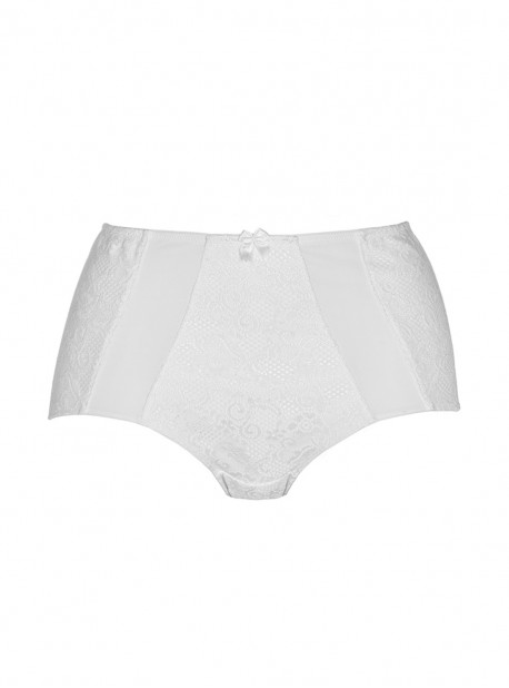 Culotte haute Superfit Lace Ivoire - Charnos
