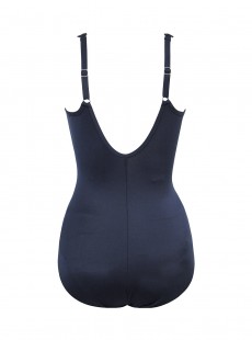 Maillot de bain gainant Madero Bleu Marine - Net Work - "W" - Miraclesuit swimwear