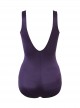 Maillot de bain gainant Crossover Prune - Illusionists - "M" - Miraclesuit swimwear