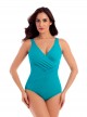 Maillot de bain gainant Oceanus Bleu Clair - Les Unis - "M" - Miraclesuit swimwear