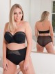 Soutien-gorge bandeau Deluxe Noir Amande - Curvy Kate Lingerie