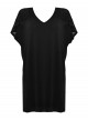Maxi T-shirt Noir - Mirachic - Miradonna
