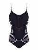 Maillot de bain sculptant 1 pièce - Diana Zip - City Shore - Miradonna