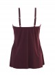 Tankini Marina bordeaux - So Riche - "M" - Miraclesuit swimwear