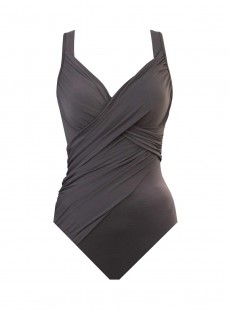 Maillot de bain gainant Revele Gris - Rock Solid - "M" - Miraclesuit Swimwear