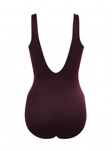Maillot de bain gainant Crossover Bordeaux - Illustionists - "M" -Miraclesuit Swimwear   