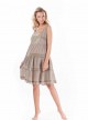 Robe bustier de plage longue Kaki - Positano - Iconique