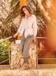 Chemise manches longues blanche - Positano - Iconique