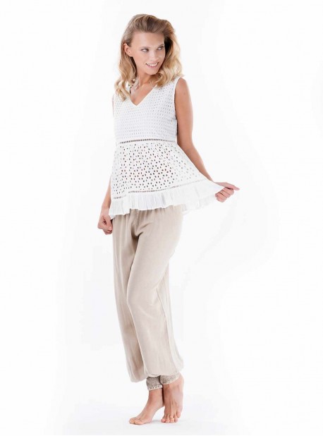 Pantalon sarouel Sable - Casablanca - Iconique	