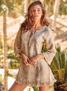 Kaftan scintillant Doré - Gold Dust - Iconique