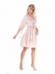 Robe blouse manches 3/4 Rose - Selva - Iconique	