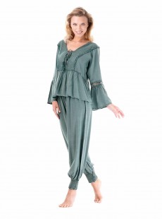 Pantalon sarouel Vert - Casablanca - Iconique	