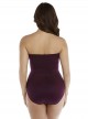 Maillot de bain gainant Madrid Bordeaux - Rock Solid - "M" -Miraclesuit Swimwear