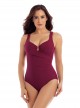 Maillot de bain gainant Escape Rouge Foncé - Must haves - "M" -Miraclesuit Swimwear