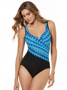 Maillot de bain gainant It's a Wrap - Cabana chic - "M" - Miraclesuit Swimwear