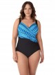 Maillot de bain gainant Sanibel - Cabana chic - "W" - Miraclesuit Swimwear