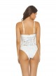 Maillot de bain 1 pièce Water Lily Catherine Blanc - PilyQ