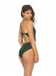 Maillot de bain 1 pièce Plongeant Envy Victoria Vert - PilyQ