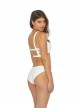 Culotte de bain à œillets Eyelet blanc - PilyQ