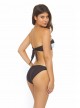 Culotte de bain Riviera Color Block Marron - PilyQ