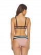 Culotte de bain Riviere Color Block Marron/Bleu - PilyQ	