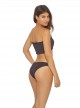 Culotte de bain Coco Smocked Marron - PilyQ