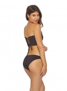 Culotte de bain Coco Smocked Marron - PilyQ