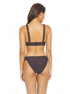 Culotte de bain Coco Stitched Marron - PilyQ