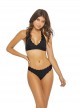 Culotte de bain réversible Twilight Seamless Wave Noir - PilyQ