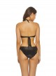 Culotte de bain réversible Twilight Seamless Wave Noir - PilyQ