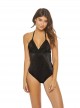 Maillot de bain 1 pièce Twilight Isla noir pailletté - PilyQ
