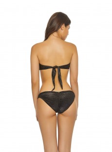 Culotte de bain Twilight Knot Noir - PilyQ