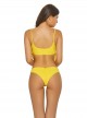 Culotte de bain Marigold One Shoulder Jaune - PilyQ
