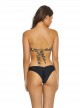 Culotte de bain Midnight Ruched Noir - PilyQ
