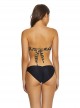 Culotte de bain Midnight Ruched Noir - PilyQ