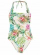Maillot de bain 1 pièce multi-position Tulum imprimés fleuris - PilyQ
