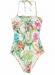 Maillot de bain 1 pièce multi-position Tulum imprimés fleuris - PilyQ