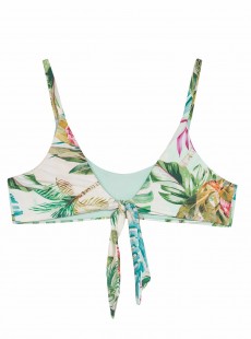 Haut de maillot de bain réversible Tulum Andrea Imprimés fleuris - Pily Q