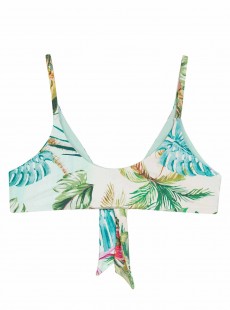 Haut de maillot de bain réversible Tulum Andrea Imprimés fleuris - Pily Q	