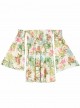 Robe de plage Courte bustier Tulum Madison Imprimés fleuris - PilyQ
