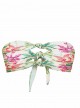 Haut de maillot de bain Bandeau Tulum Knot imprimés fleuris - PilyQ
