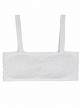 Brassière de bain à œillets Eyelet blanc - PilyQ