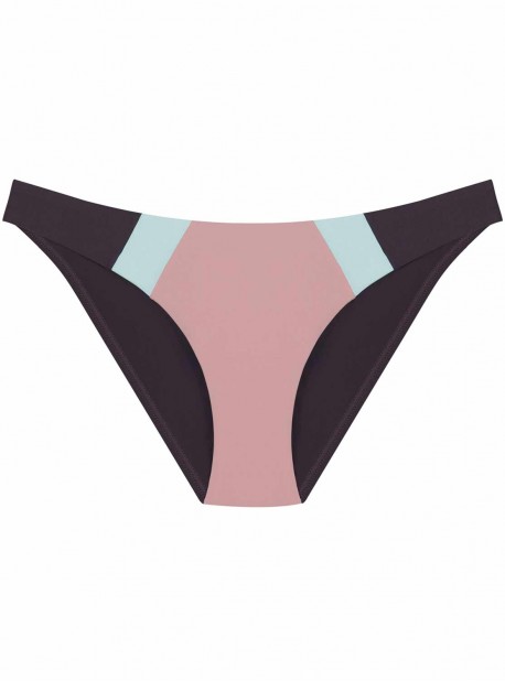 Culotte de bain Riviera Color Block Tenny Marron - PilyQ