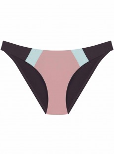Culotte de bain Riviera Color Block Marron - PilyQ
