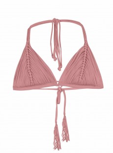 Haut de maillot de bain triangle tour de cou Riviera Isla Rose - PilyQ