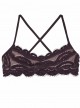 Brassière de bain en dentelle Coco Lace Marron - PilyQ