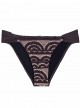 Culotte de bain en dentelle Coco Lace Marron - PilyQ