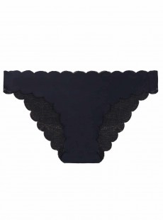 Culotte de bain réversible Twilight Seamless Wave Noir - PilyQ